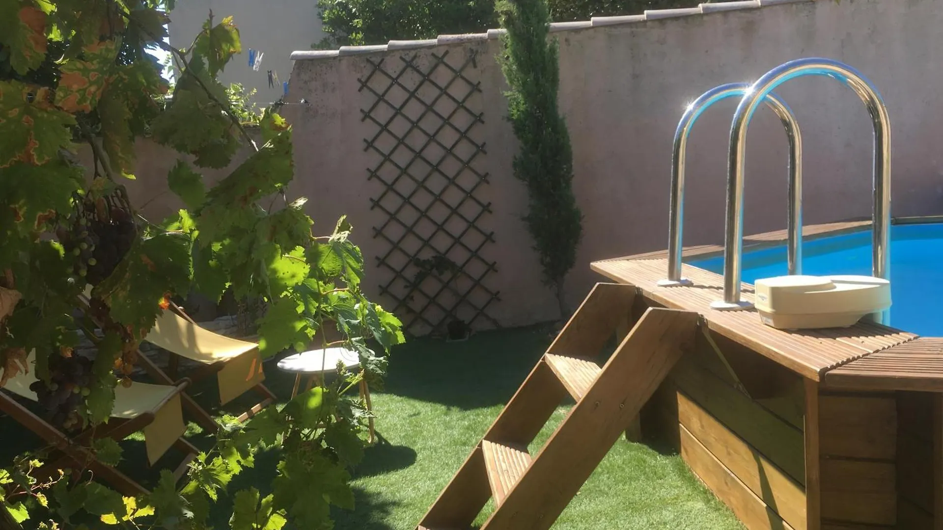 Tramontane Chambre Salon Et Piscine Jonquerettes Bed & Breakfast